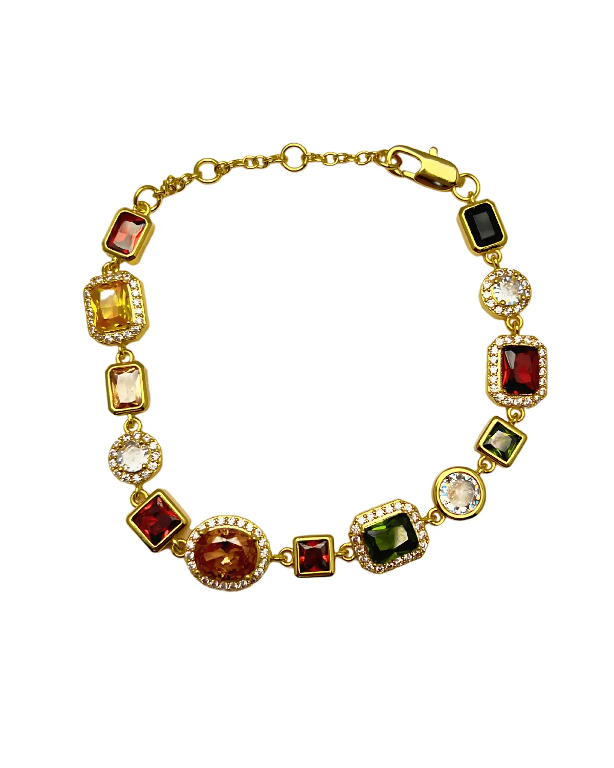 18K Diamond Gold Chunky Chain Bracelet - MASON CHUNKY CHAIN™ Diamond
