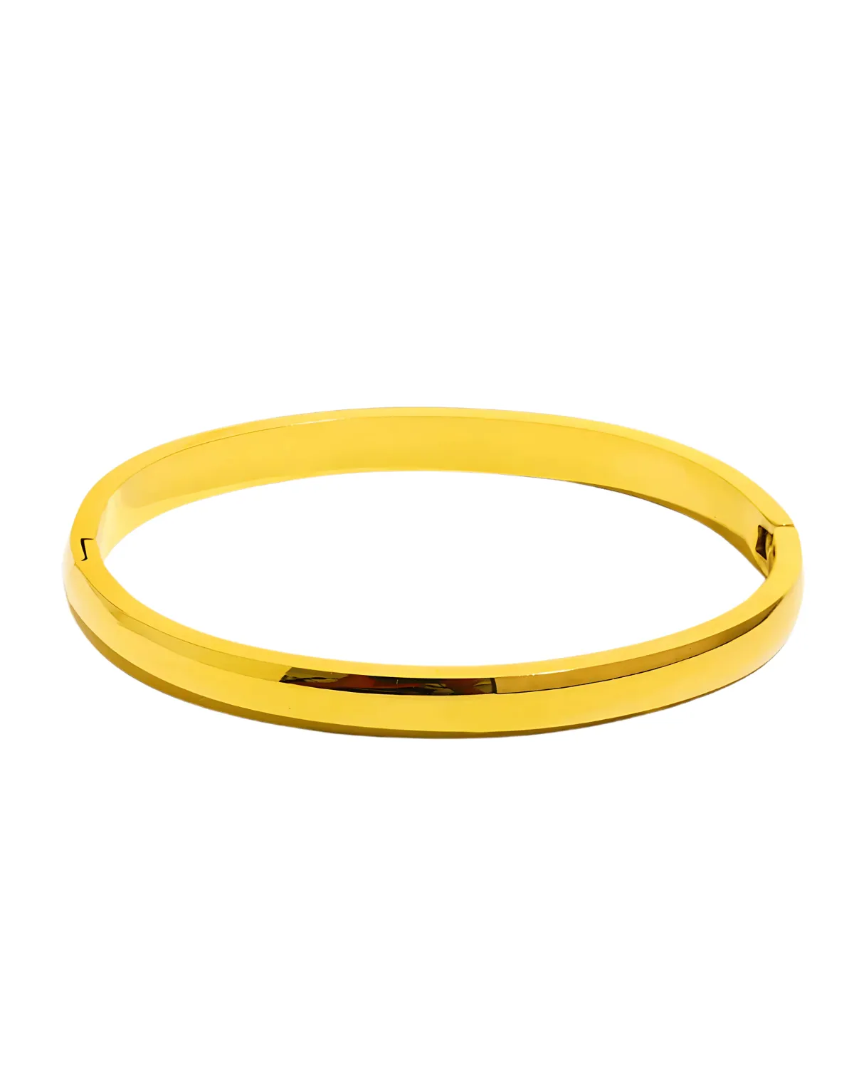 18K Gold Bangle Bracelet - Classic