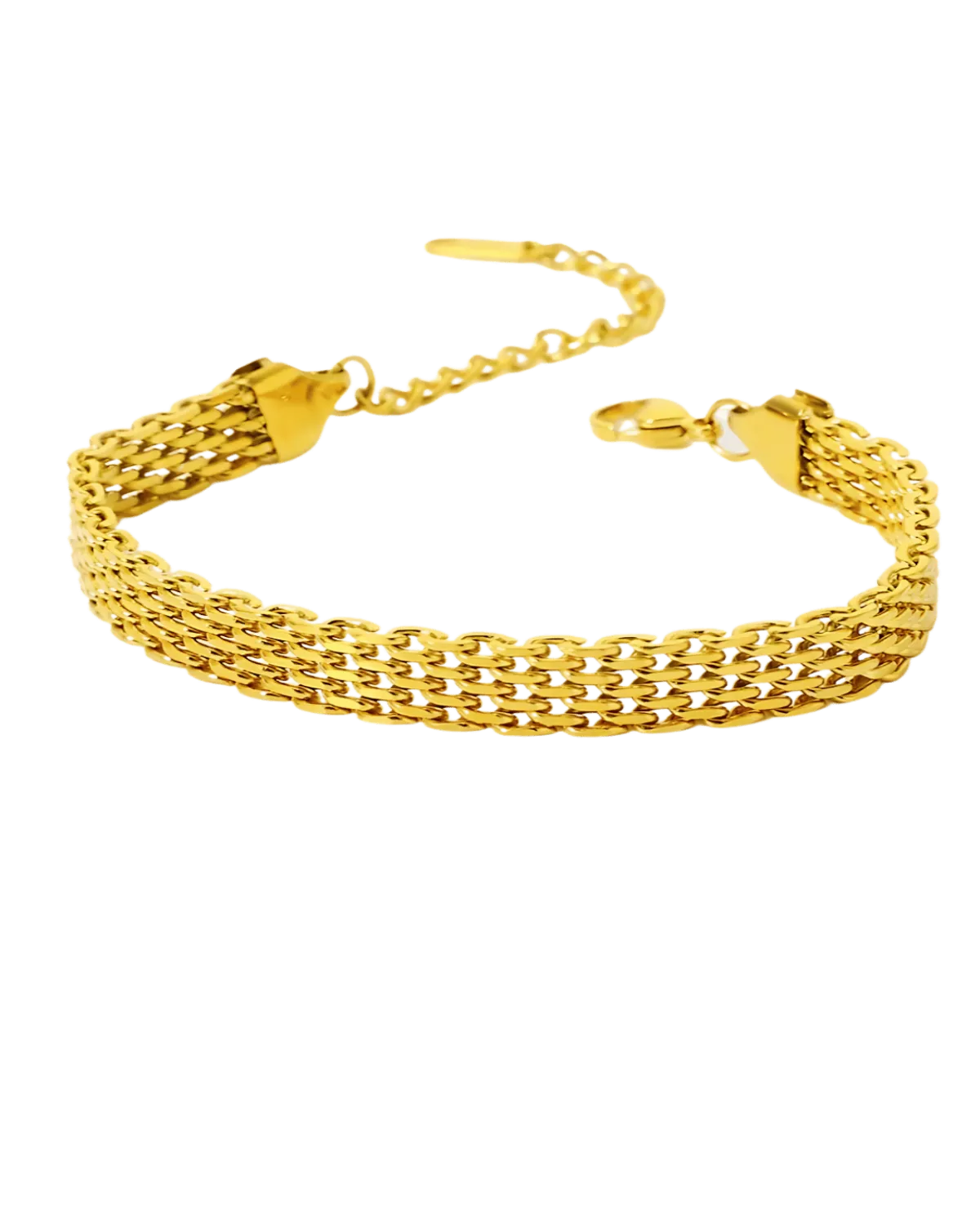 18K Gold Chain Bracelet