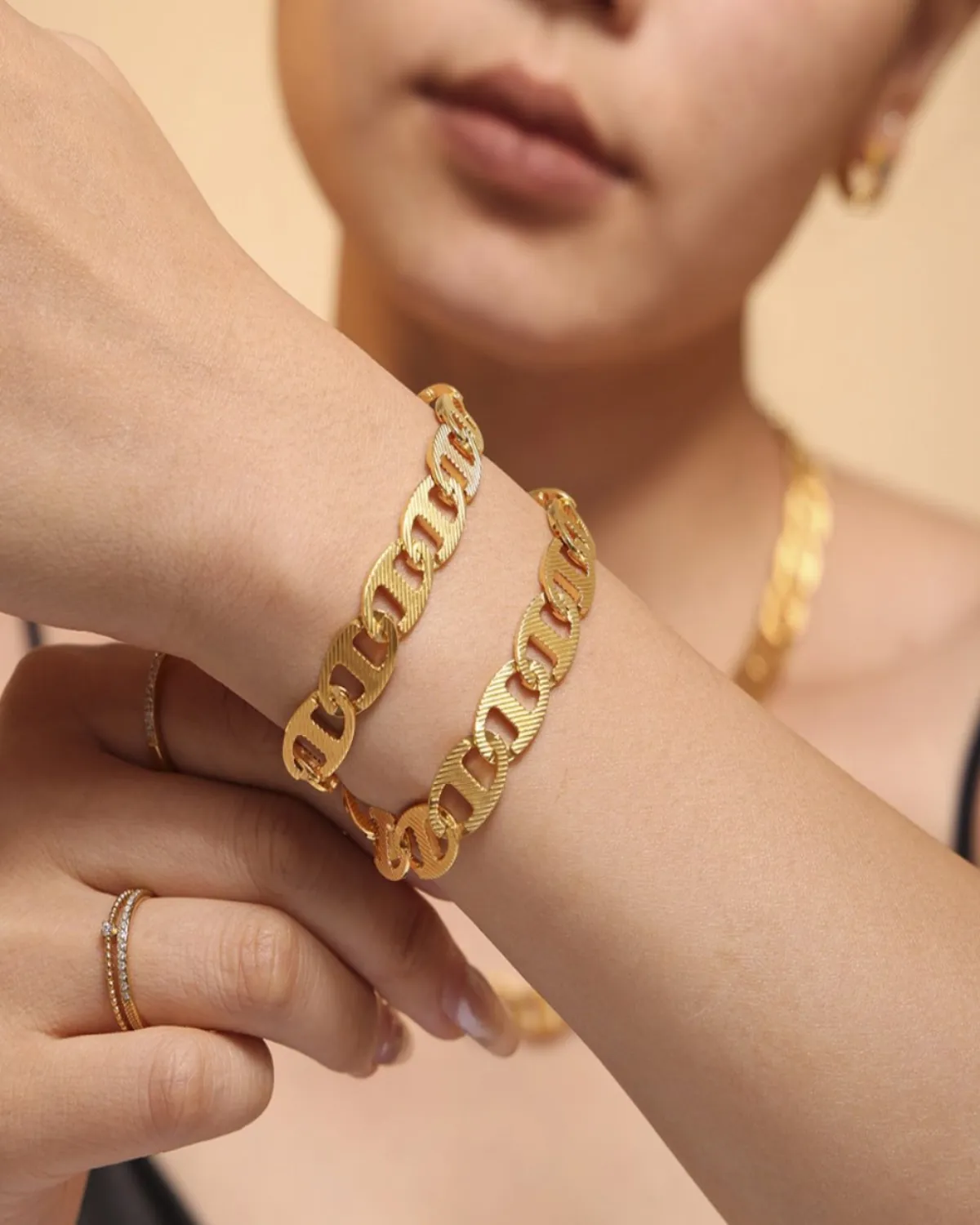 18K Gold Chain Bracelet - Mariner