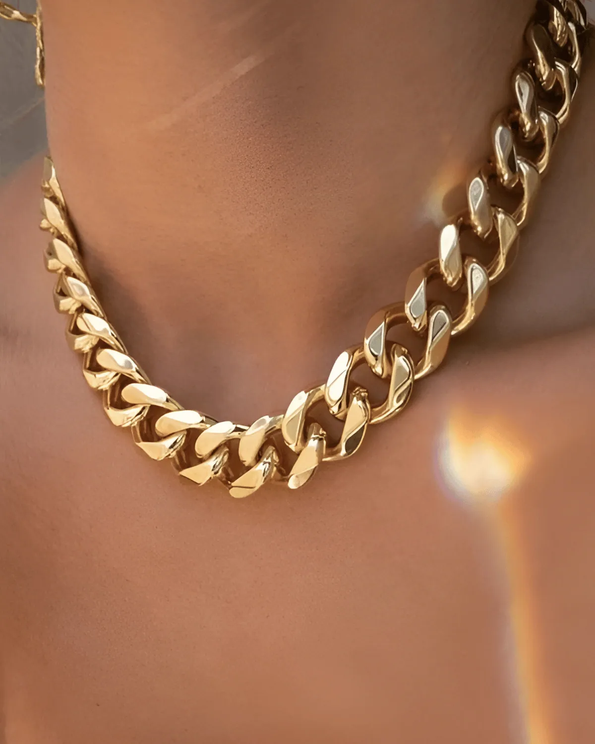 18K Gold Chunky Chain Necklace - MASON CHUNKY CHAIN™