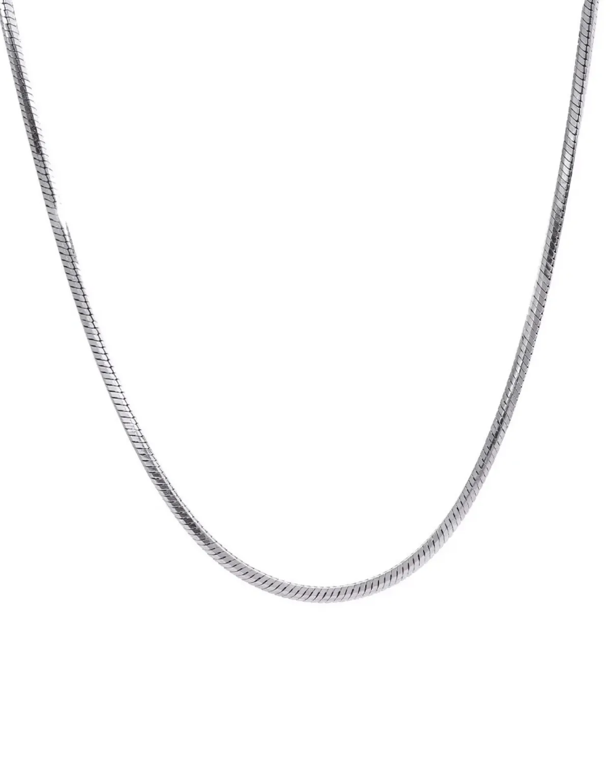 18K Gold Long Chain Necklace