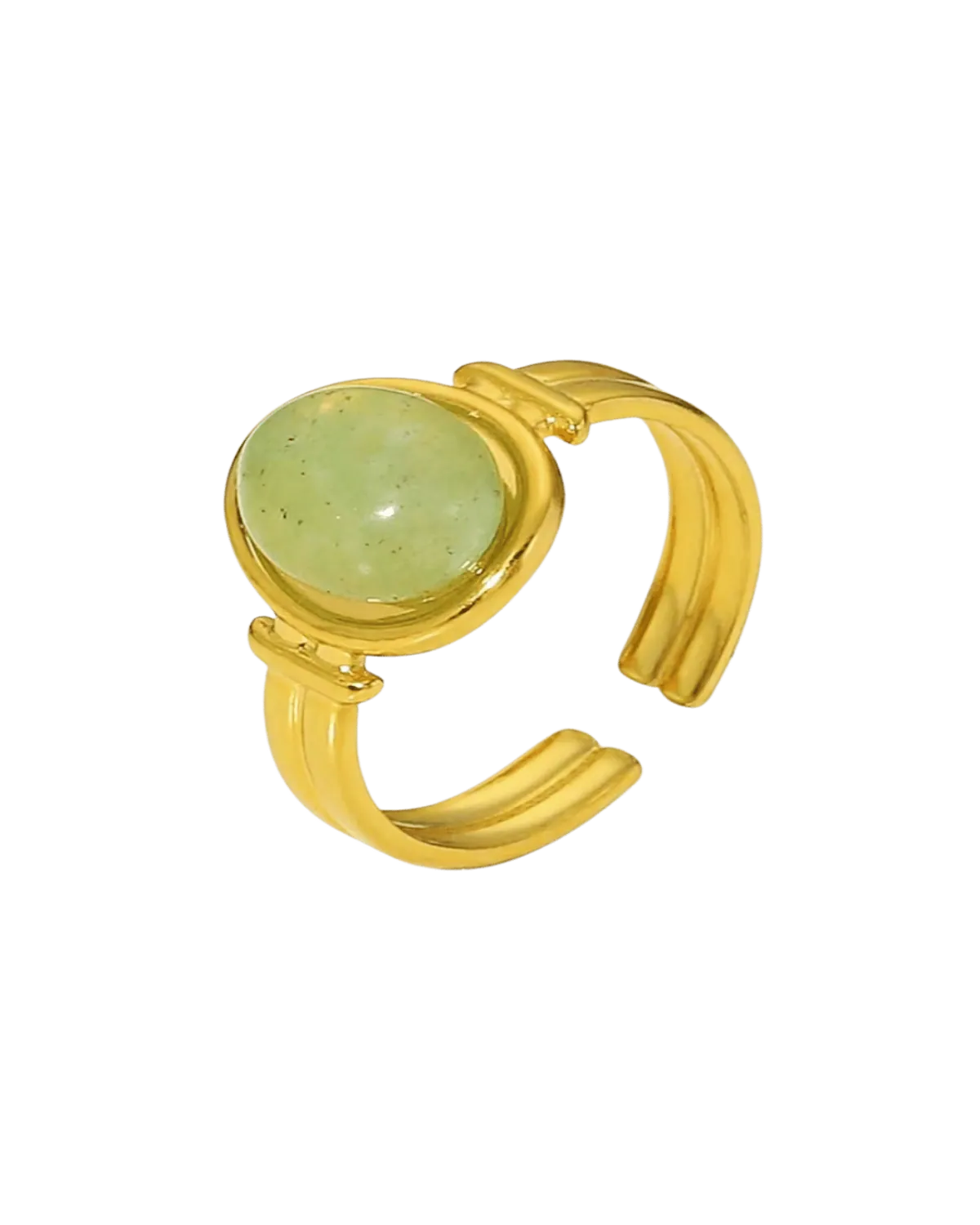 18K Jade Open Ring