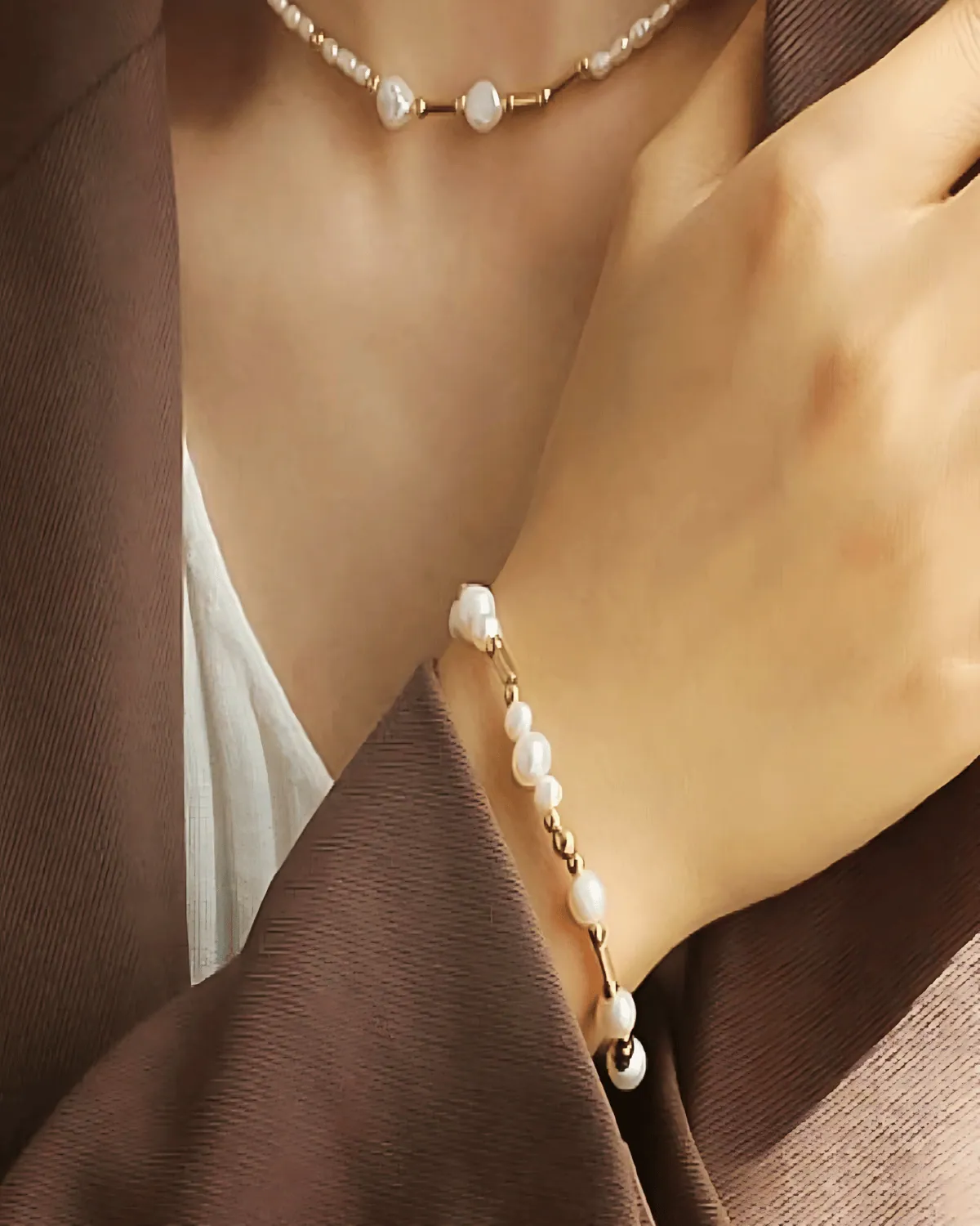 Mason & Madison Co. 18K Pearl Chain Bracelet - Wrapped In Fun