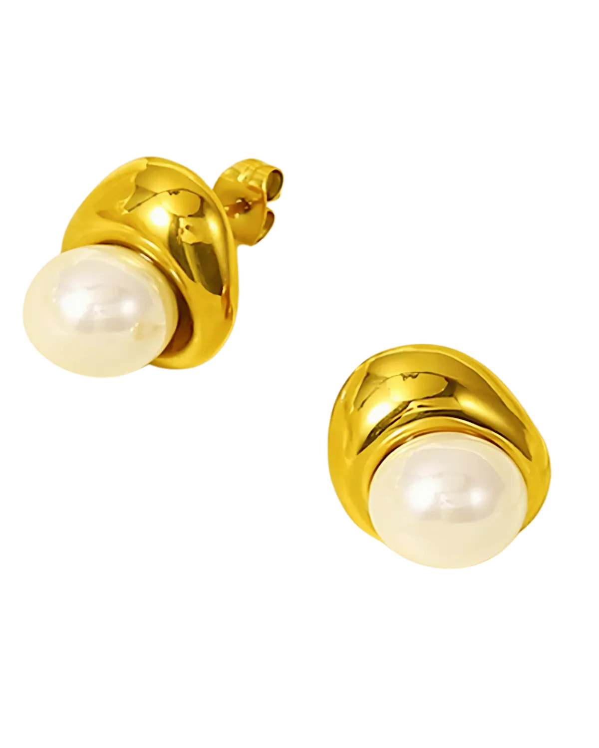 18K Pearl Stud Earrings - Lovelier Than Ever