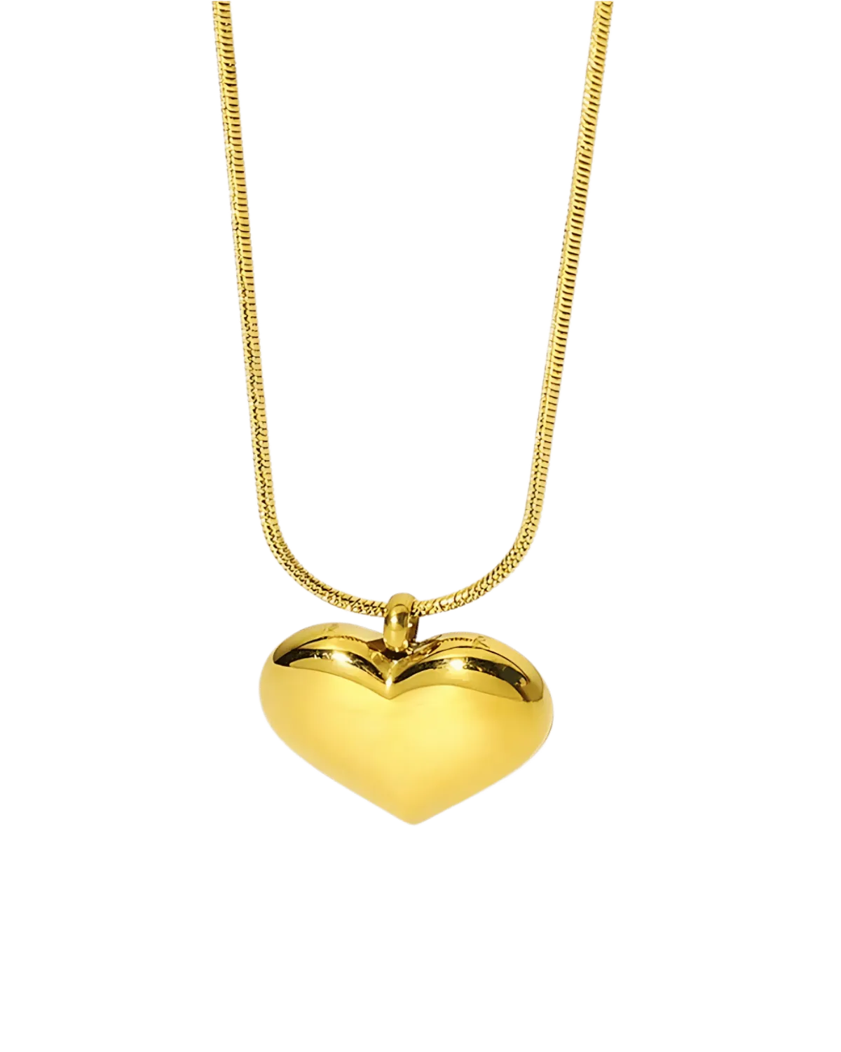 Best Trending 18K Gold Heart Pendant Necklace Gift on Sale for Women, Lady, Mother, Wife