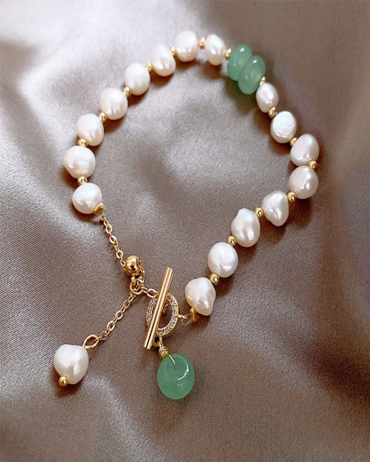 Best Trending 18K Pearl Bracelet Gift on Sale for Women, Lady, Mother, Wife