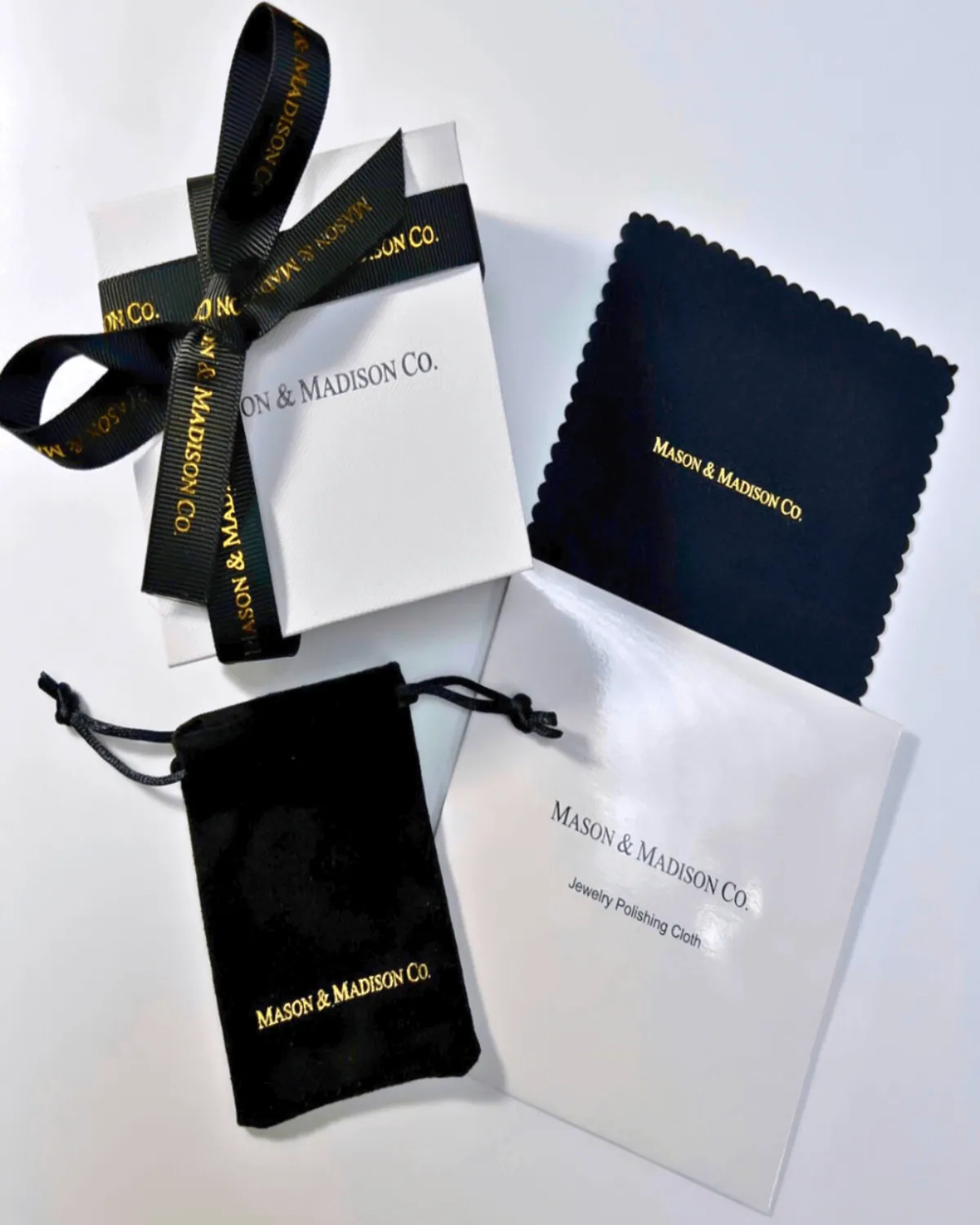 Mason & Madison Co. Jewelry Gift Box Set with Ribbon - Essential