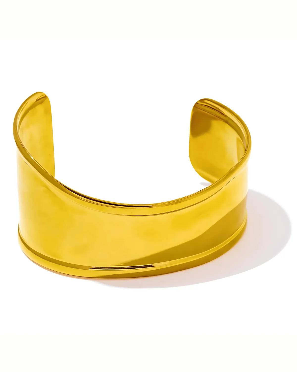 Silver Cuff Bracelet - Bone