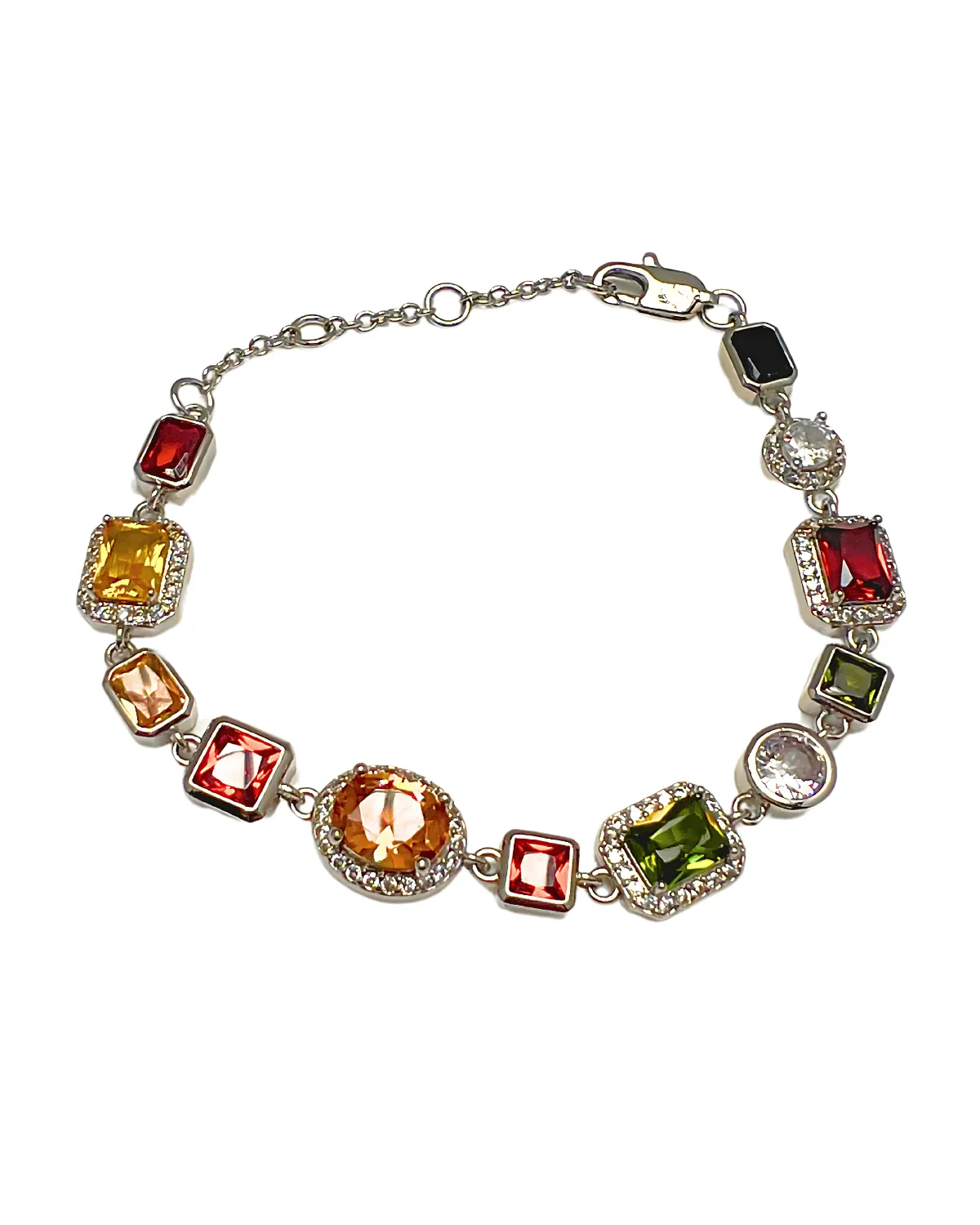 1.3 Carat Diamond Chain Bracelet - MASON TENNIS™ Rainbow