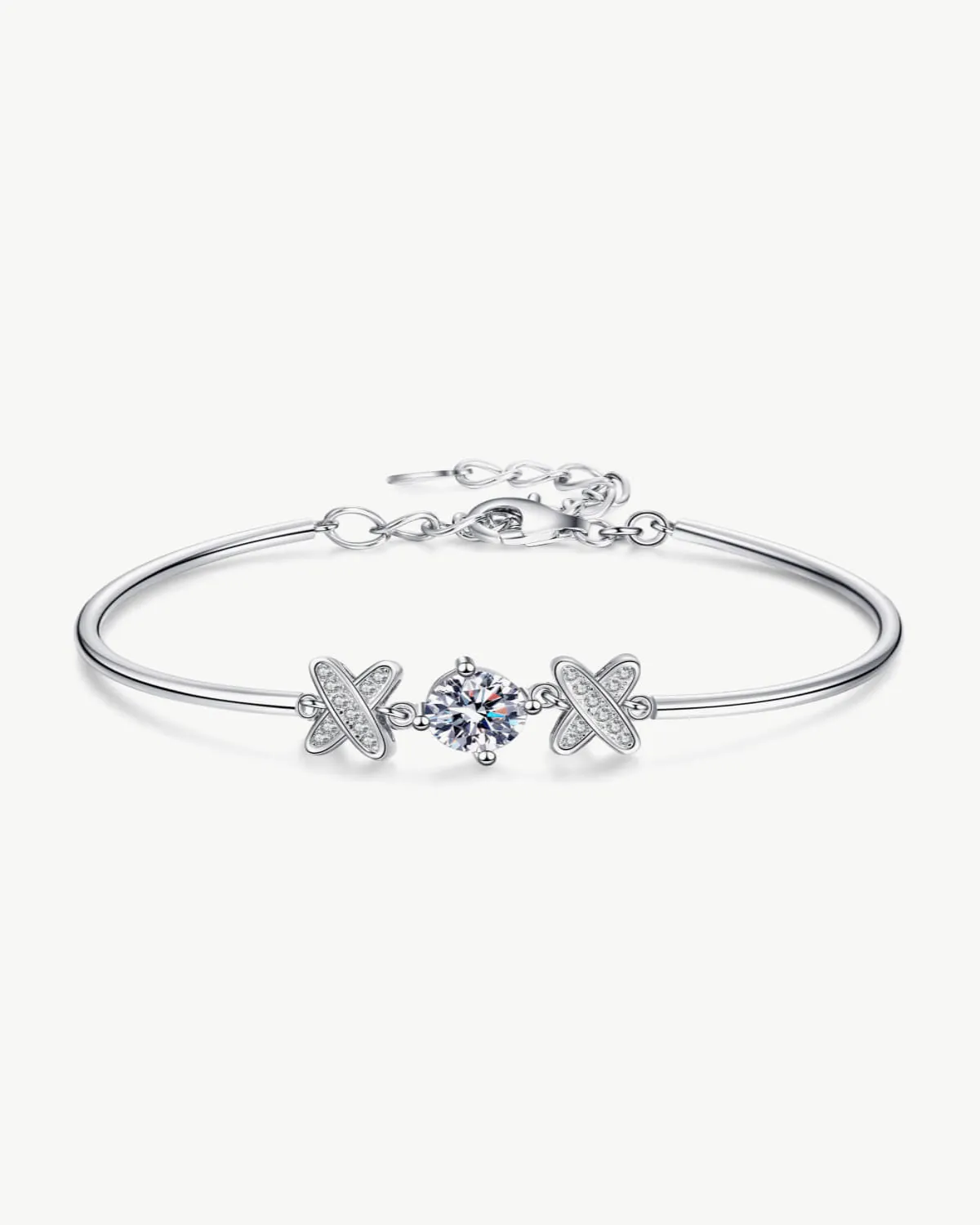 1 Carat Diamond Charm Bracelet - Happy State of Mind