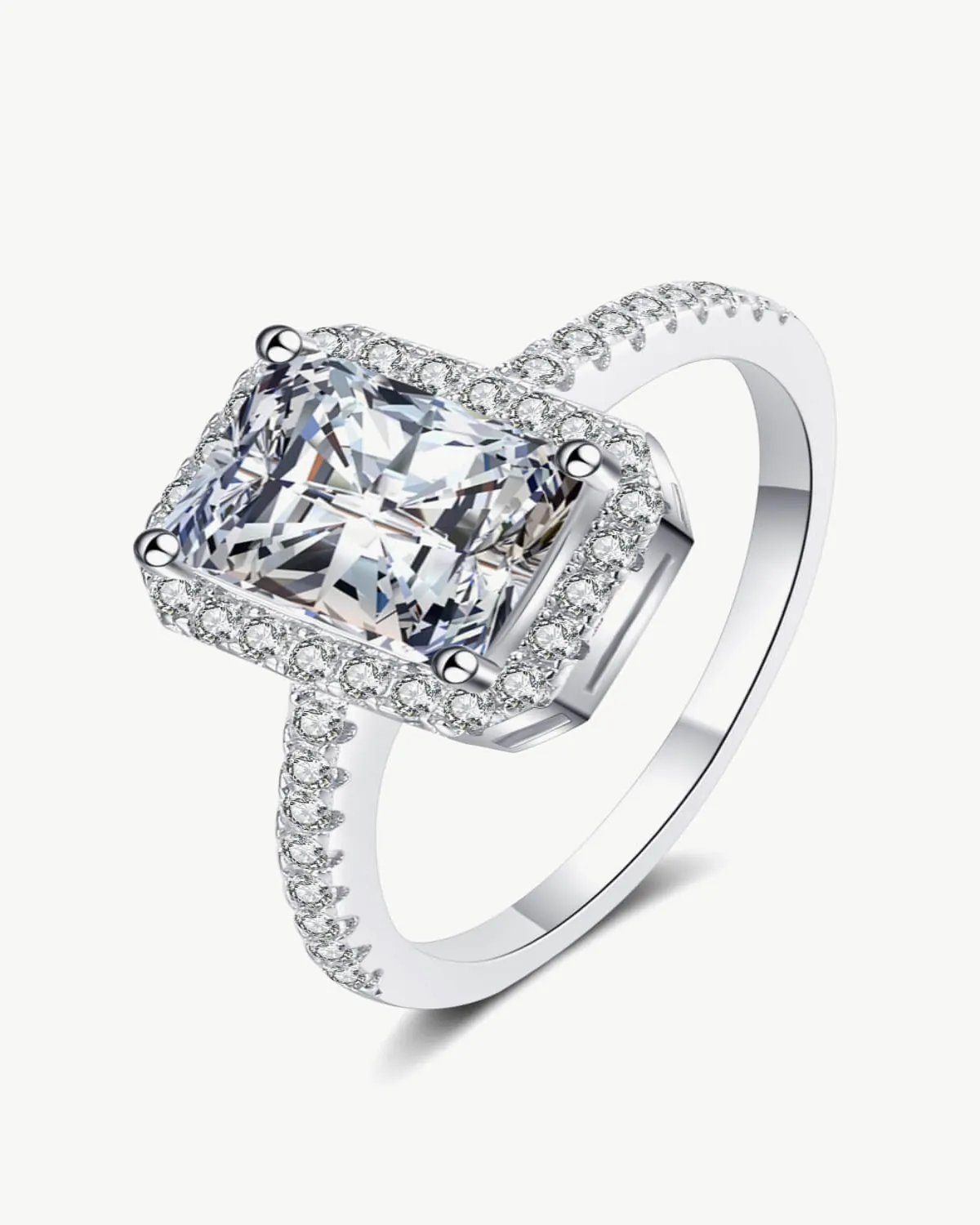 1 Carat Diamond Radiant Ring