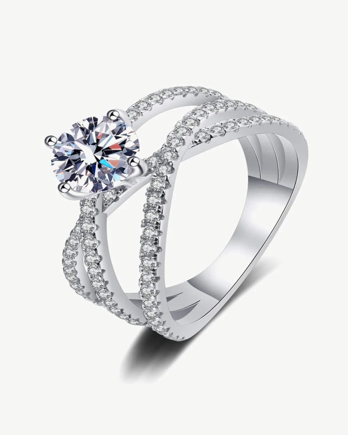 1 Carat Diamond Ring - Crisscross