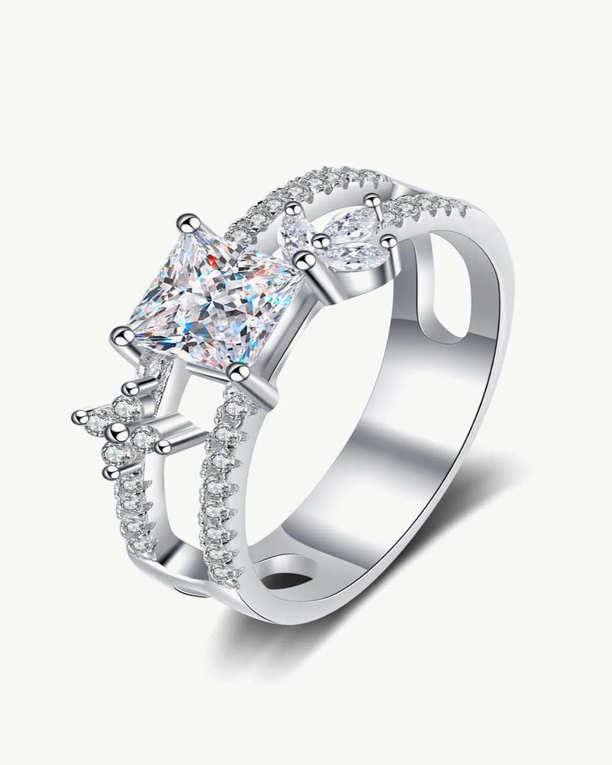 1 Carat Diamond Ring - Double Layered