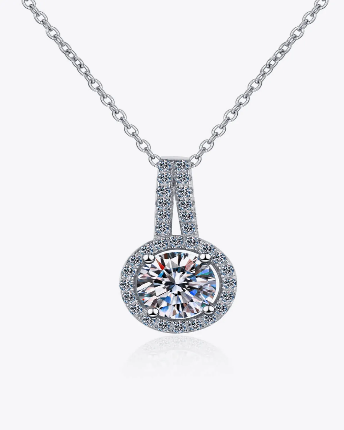 1 Carat Diamond Round Pendant Necklace - Build You Up