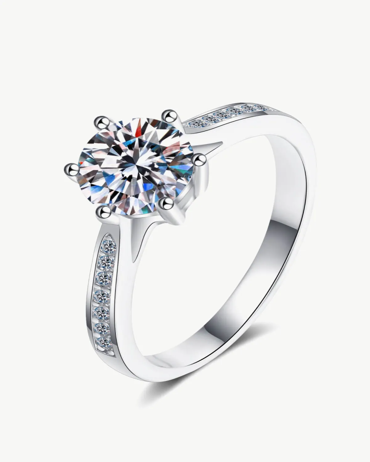 1 Carat Diamond Round Ring