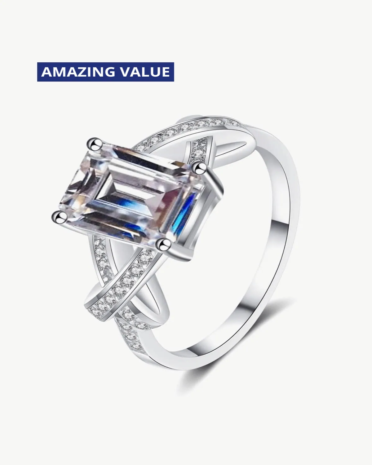 3 Carat Diamond Emerald Ring - Perfect Days