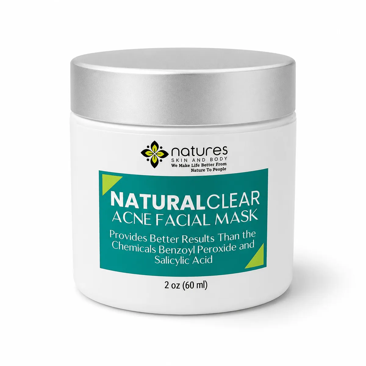 Nature's Skin & Body Food Natural Clear Acne Treatment Mask